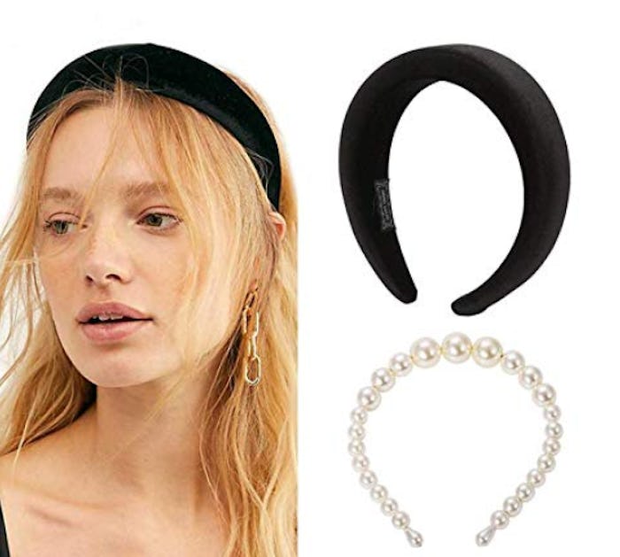 POPINK Velvet Padded Headbands (Set of 2)