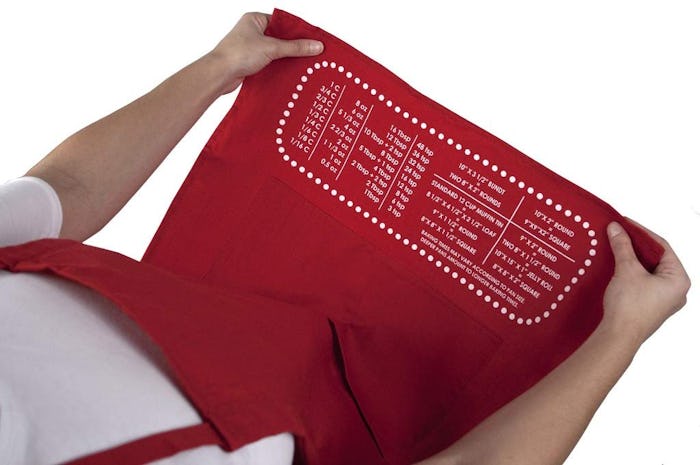 The Smart Baker Cheat Sheet Apron