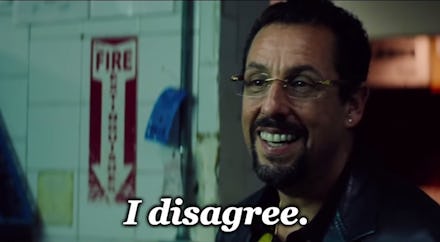 Adam Sandler in UNCUT GEMS.