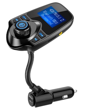Nulaxy Bluetooth Car FM Transmitter Audio Adapter