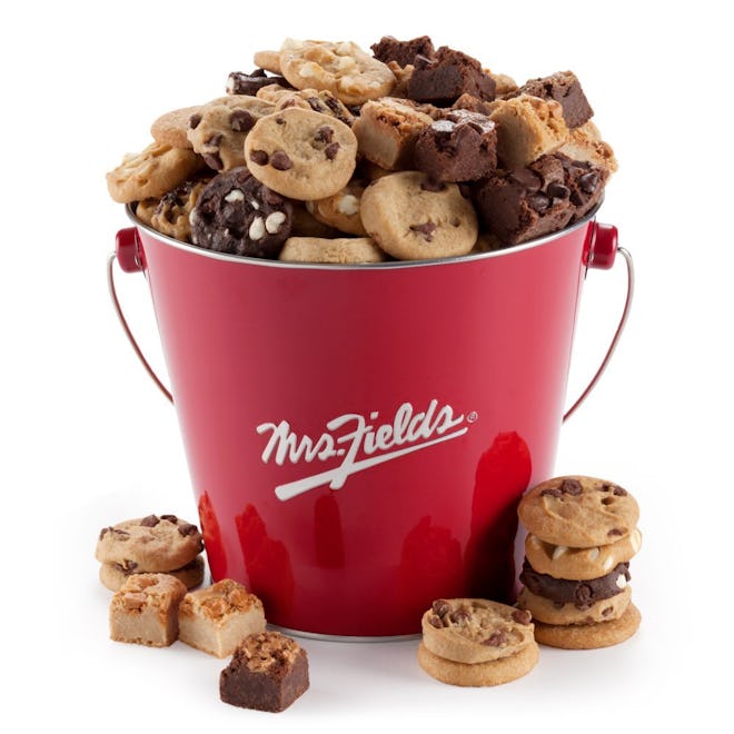 Mrs. Fields Assorted Brownie Bites & Cookies Pail 