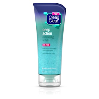 Clean & Clear Oil-Free Deep Action Exfoliating Facial Scrub, 7 oz