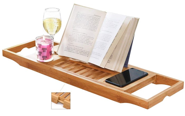 DOZYANT Bamboo Bathtub Tray Caddy
