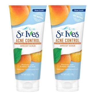 (2 Pack) St. Ives Acne Control Apricot Face Scrub, 6 oz