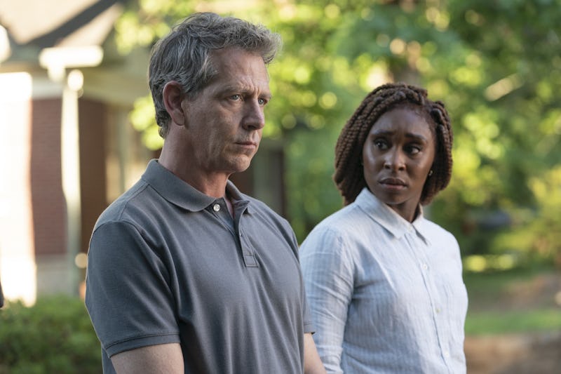 Ben Mendelsohn and Cynthia Erivo in The Outsider. 