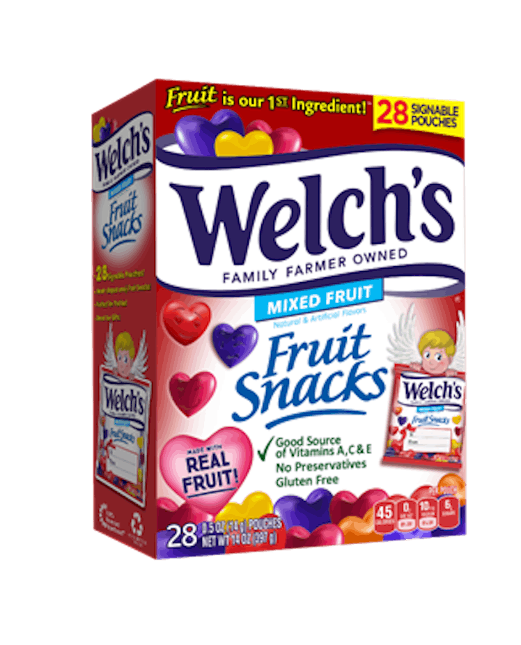 Welch's Valentine's Day Snacks are the perfect gifts.