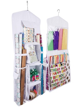 Regal Bazaar Double-Sided Hanging Gift Bag and Gift Wrap Organizer