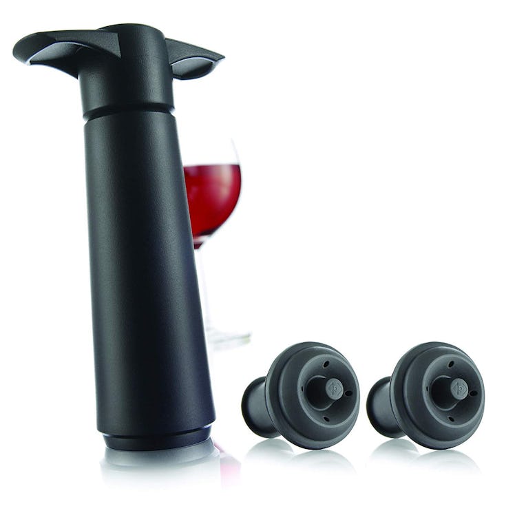 The Original Vacu Vin Wine Saver with 2 Vacuum Stoppers 