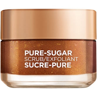 L'Oreal Paris Pure Sugar Scrub with Grapeseed to Smooth and Glow, 1.7 oz.