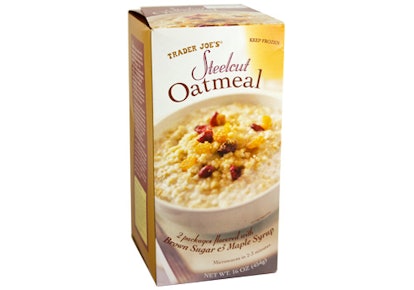 Make yourself savory oatmeal for lunch. 