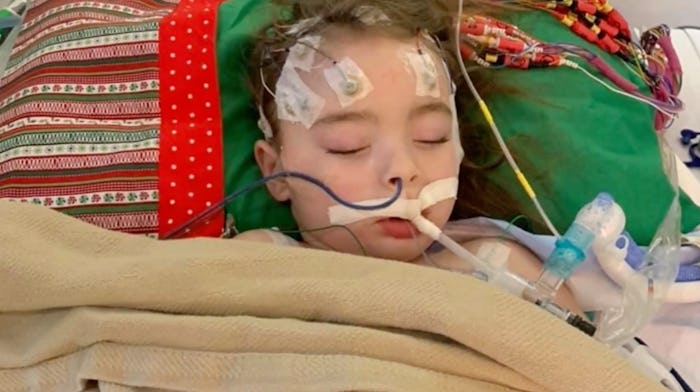 A 4-year-old has gone blind after contracting the flu and doctors aren't sure if she'll regain her s...