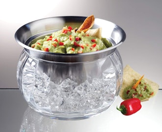 Prodyne Iced Dip-On-Ice Stainless-Steel Serving Bowl