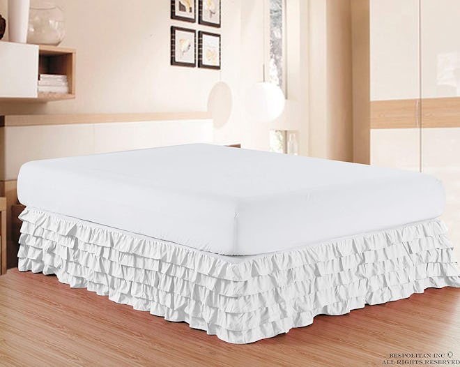 Elegant Comfort Multi-Ruffle Bed Skirt