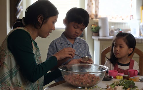 Angela Lin, Kai To and Sophia Xu in 'Little America'