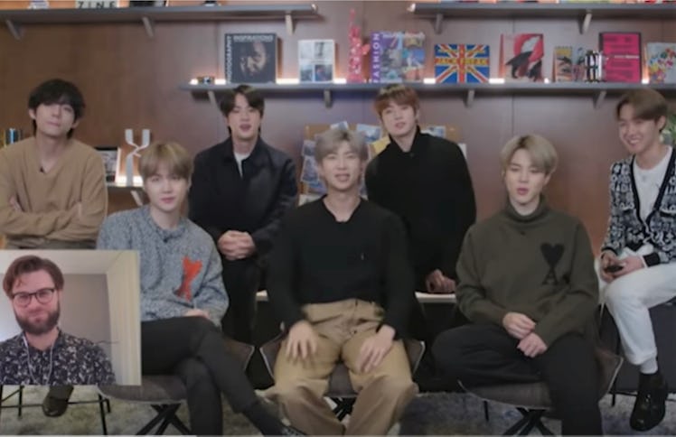 A screenshot from BTS' Connect BTS video.