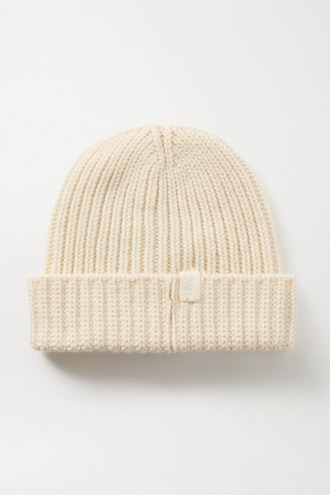 Ribbed Cashmere Beanie