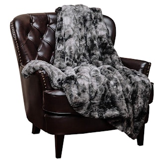 Chanasya Fuzzy Faux Fur Throw Blanket