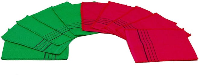 Italy Towel Asian Exfoliating Washcloth (8-Pack)