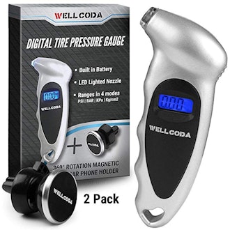 Wellcoda Tire Air Pressure Gauge