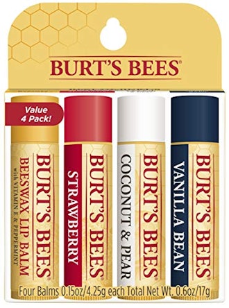 Burt's Bees 100% Natural Moisturizing Lip Balm (4-pack)