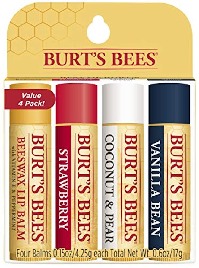 Burt's Bees 100% Natural Moisturizing Lip Balm (4-pack)