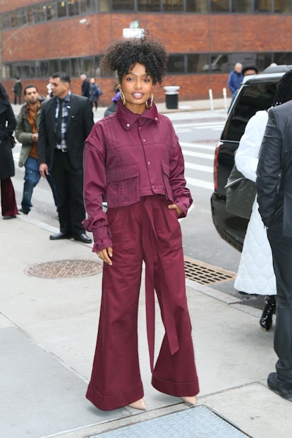 The Chic Monochromatic Outfits Yara Shahidi Has Been Wearing Lately Are ...