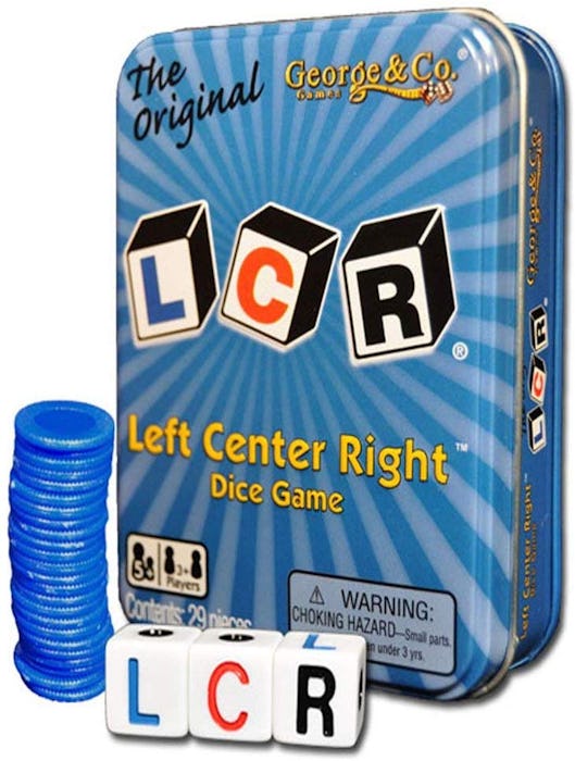 LCR Left Center Right Dice Game