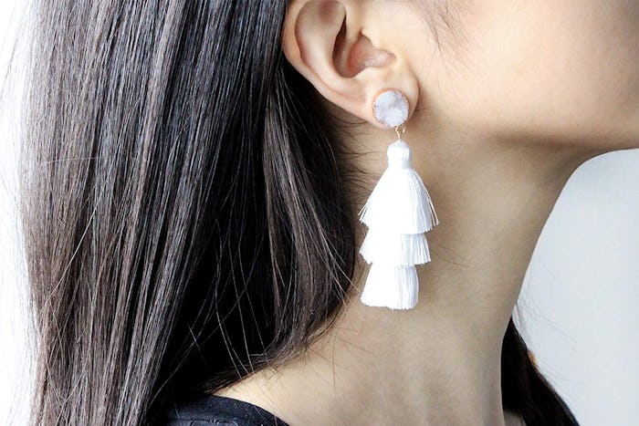 Me&Hz Layered Tassel Earrings