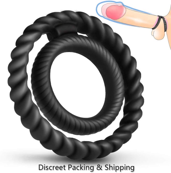 YOSPOSS Silicone Dual Penis Ring