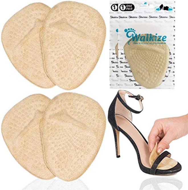 Walkize Metatarsal Pads And Ball Of Foot Cushion (2 Pairs)