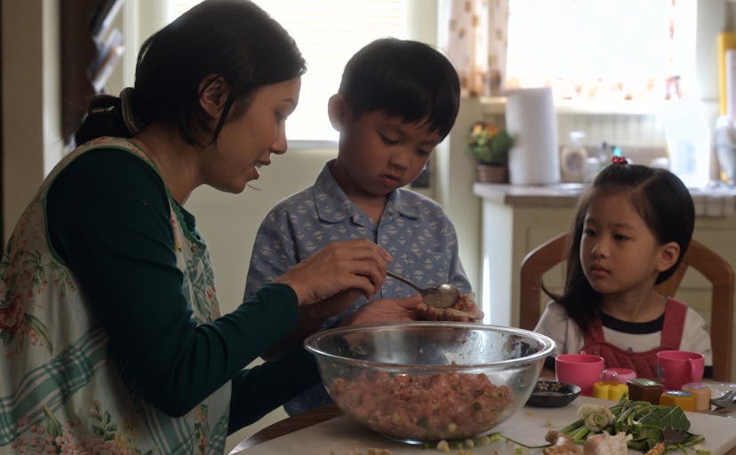 Angela Lin, Kai To and Sophia Xu in 'Little America' Season 1
