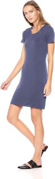 Amazon Brand - Daily Ritual Women's Scoop Neck T-Shirt Dress