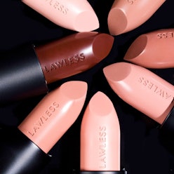 LAWLESS Beauty's new lipstick collection drops 8 wearable nude colors in a creamy bullet formula. 