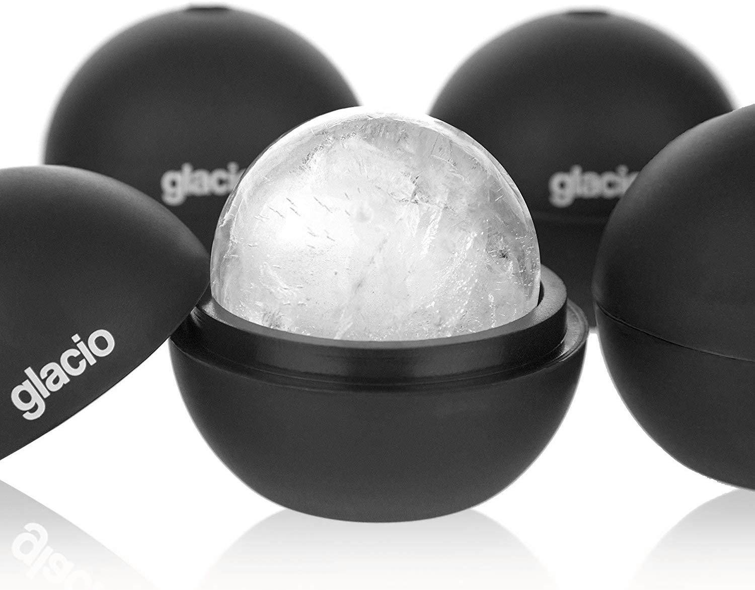 glacio Round Ice Cube Molds (4-Pack)