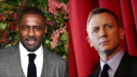 Actors Idris Elba (L) and Daniel Craig (R) are chromosomally qualified to play James Bond.
