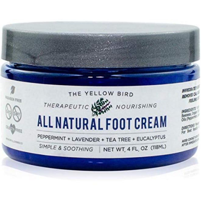 The Yellow Bird All Natural Foot Cream With Essential Oils