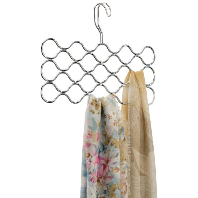 mDesign Wave Scarf Hanger