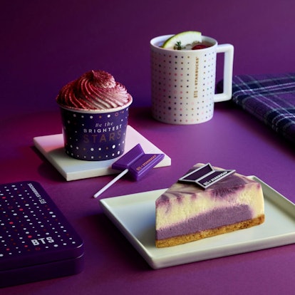 This Starbucks Korea & BTS Collaboration has the sweetest purple merch and food items, including a P...