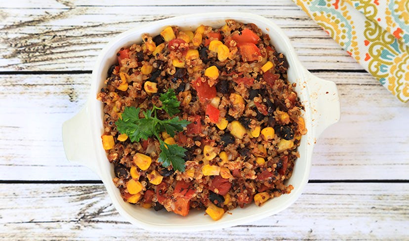 Turn Trader Joe's Cowboy Caviar Salsa into a full meal with this simple hack.