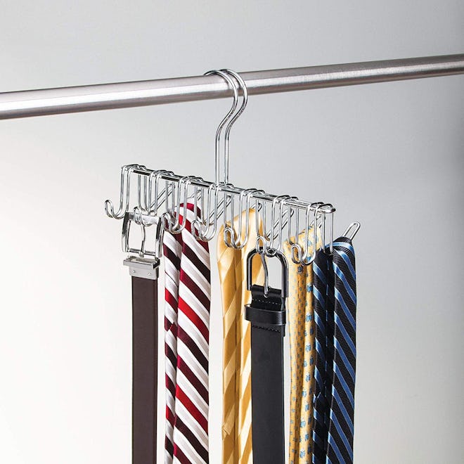 iDesign Classico Metal Tie and Belt Hanger
