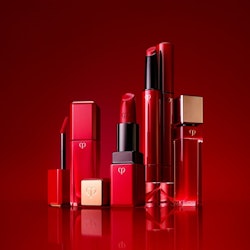 Clé de Peau Beauté's new Legend Color collection includes four formulations of one iconic red lipsti...
