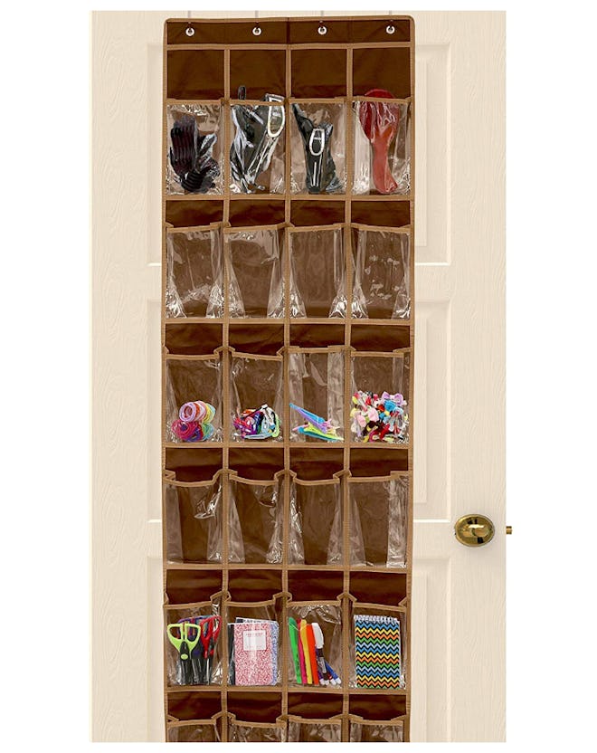 SimpleHouseware Over The Door Hanging Shoe Organizer