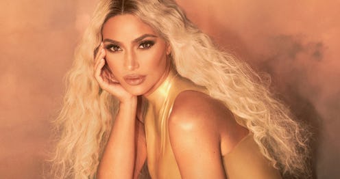 KKW Beauty's new Celestial Skies collection modeled on Kim Kardashian.