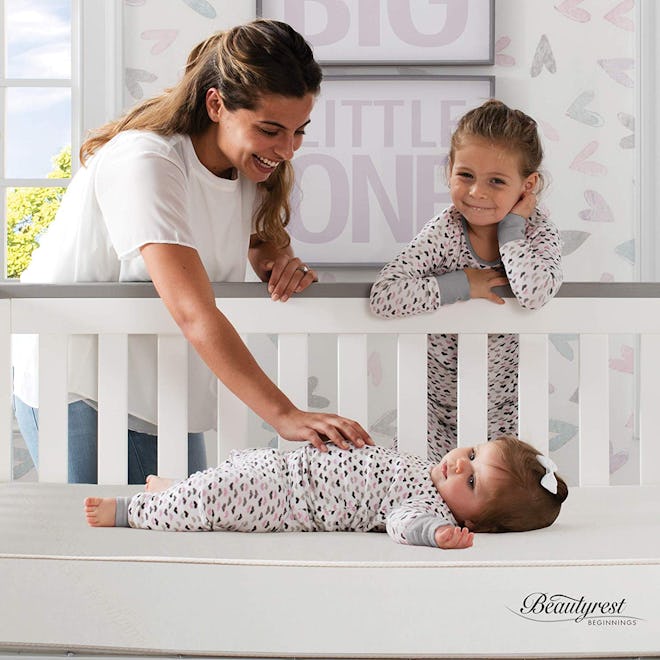 Beautyrest Beginnings Sleepy Whispers Innerspring Crib & Toddler Mattress