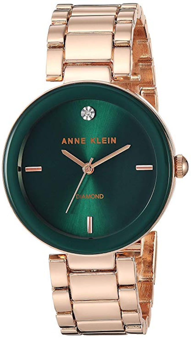 Anne Klein Genuine Diamond Dial Bracelet Watch