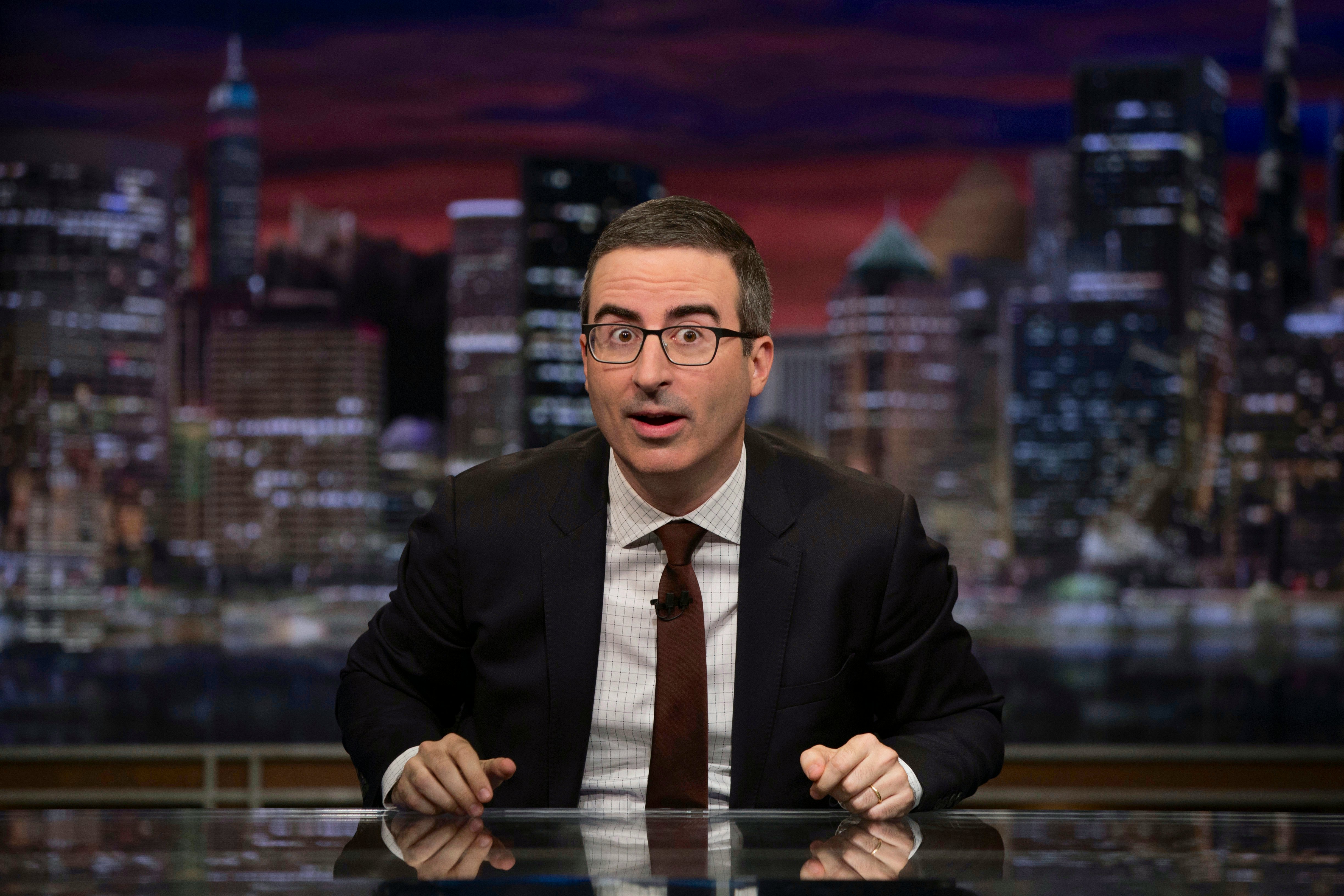 Last week tonight. John Oliver. Last week Tonight with John Oliver.