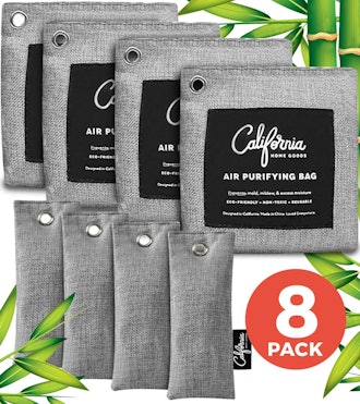 California Home Goods Bamboo Charcoal Air Purifying Bag (8-Pack)