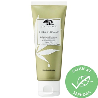 Origins Hello, Calm Relaxing & Hydrating Face Mask with Cannabis Sativa Seed Oil