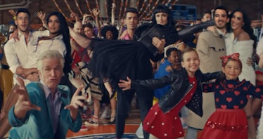 A screenshot from the Jonas Brothers' "What A Man Gotta Do" video.