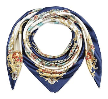 Corciova Satin Square Hair Scarf